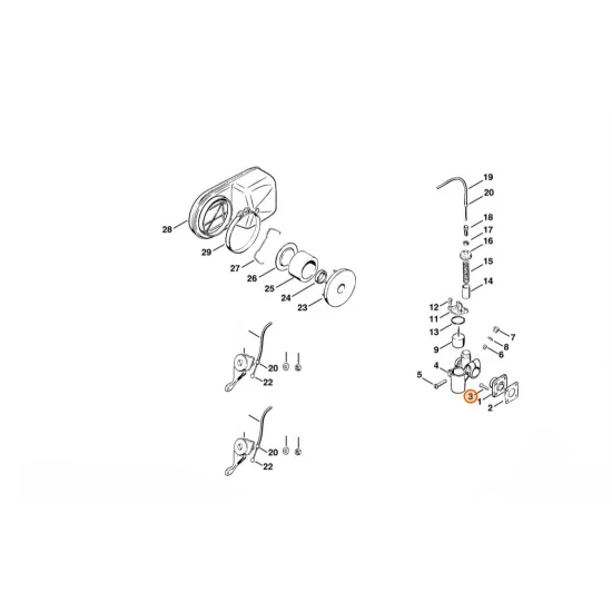 STIHL  Śruba z łbem cylindrycznym M4x12 9041 319 0660